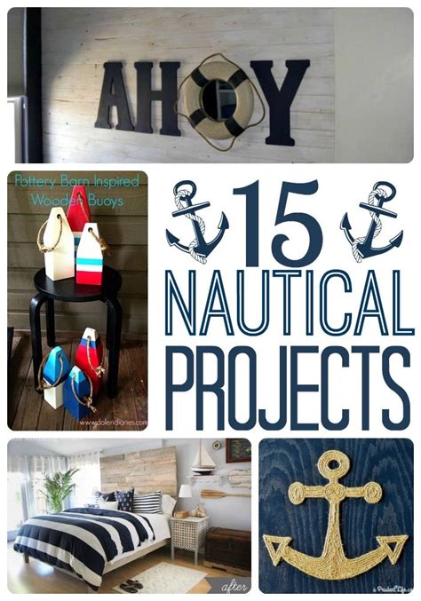 Diy Nautical Decor Roundup A Prudent Life Diy Nautical Decor Diy Nautical Projects