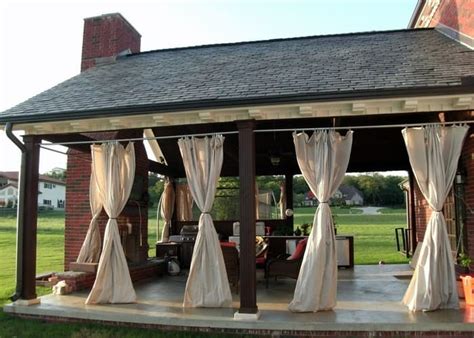 40 способов украсить и оживить любимую беседку шторами | Живу за городом