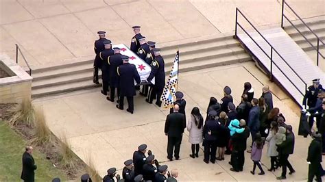 Fallen Cpd Officer Eduardo Marmolejos Casket Arrives For Funeral Youtube