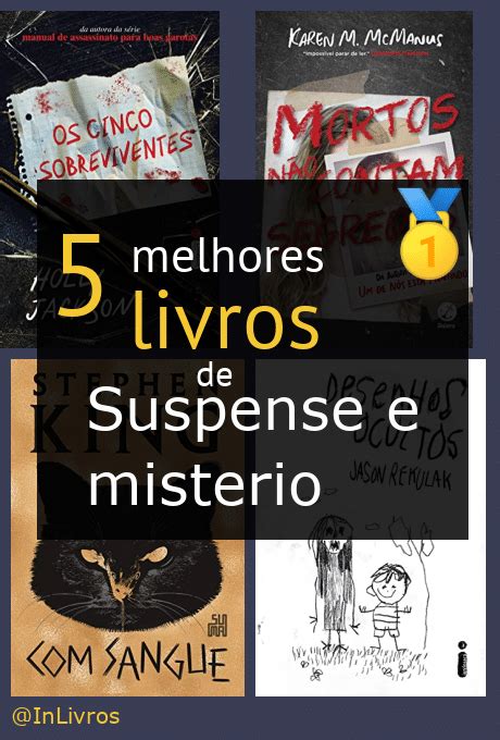 Top 5 melhores livros de suspense e mistério - dicas de leitura