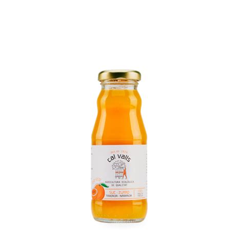 Zumo de naranja bio 200ml cal valls Fruta y verdura Cal Fruitós