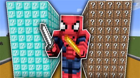 ZENGİN VS FAKİR ŞANS BLOKLARI Minecraft YouTube