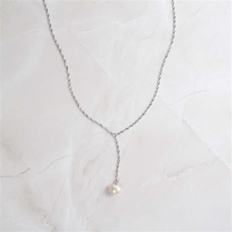 Pearl Lariat – Sami Jewels