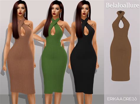 The Sims Resource Belaloallure Erikaa Dress