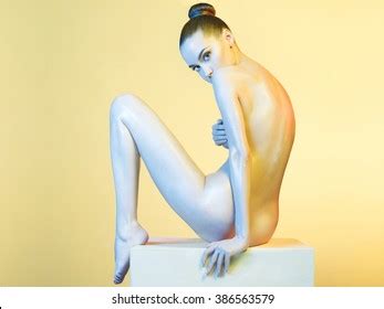 Fashion Art Photo Elegant Nude Model Stock Photo Edit Now 386563579