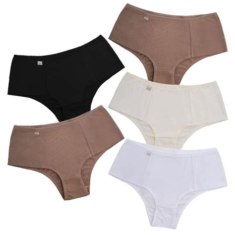 Kit Calcinhas de Algodão Confortável LILA LINGERIE