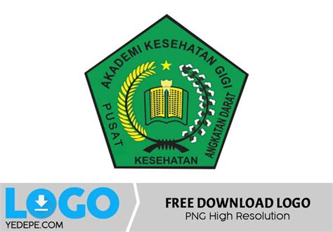 Logo Akademi Kesehatan Gigi Pusat Kesehatan Angkatan Darat Free