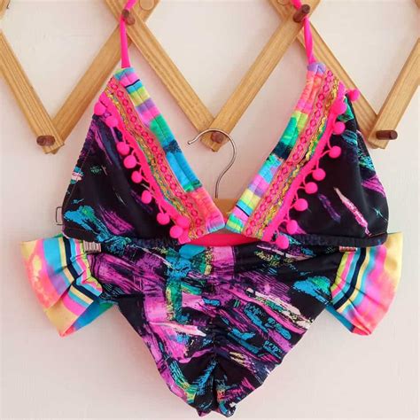 Traje de baño triangulo colores Talla L bikini Somos Coquetas