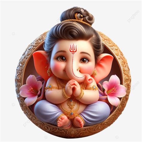 Lord Bal Ganesh Beautiful Chaturdashi Baby Ganesha Look Happy Chaturthi