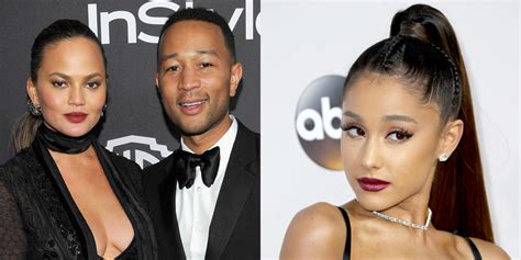 Chrissy Teigen Teases John Legend Ariana Grandes Beauty The Beast