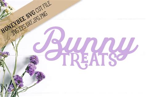 Bunny Treats Svg Cut File 143368