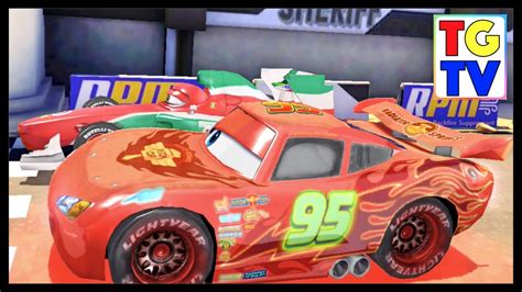 Cars Lightning Mcqueen Vs Francesco Fast As Lightning Youtube