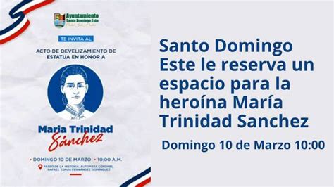 María Trinidad Sánchez tendrá su lugar en el paseo de la Historia de