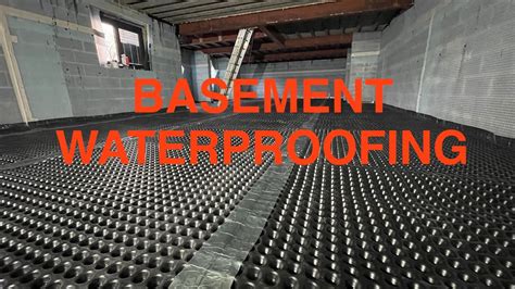 basement waterproofing membrane