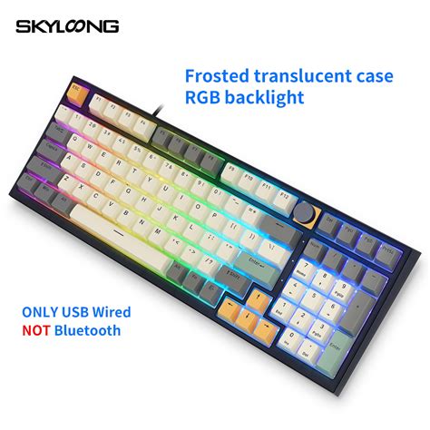 Skyloong Gk Keyboard Gaming Keyboard Hot Swap Keyboard Knob Rgb Gaming Keyboard