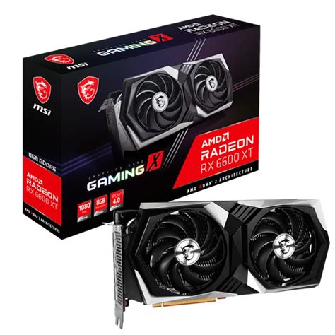 MSI RADEON RX 6600 XT GAMING X 8GB GDDR6 128Bit AMD Ekran Kartı - Vatan ...