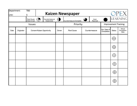 Kaizen Newspaper Opex 2020 Pdf