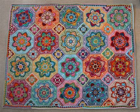 Persian Tiles Blanket Pattern By Jane Crowfoot Blanket Pattern