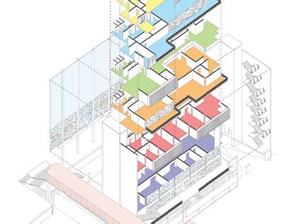 Exploded Axonometric Architectural Drawing Projects Photos Videos