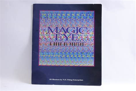 Magic Eye Book Of Posters 3d Illusions 1994 17 X 15 Art