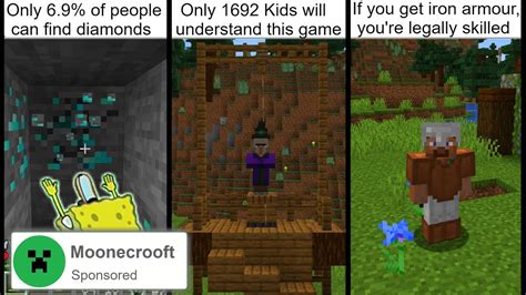 making awful mobile game ads  minecraft youtube