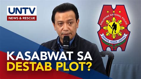 PNP Sinagot Ang Paratang Ukol Sa Destab Plot Loyalty Check Sa Tauhan