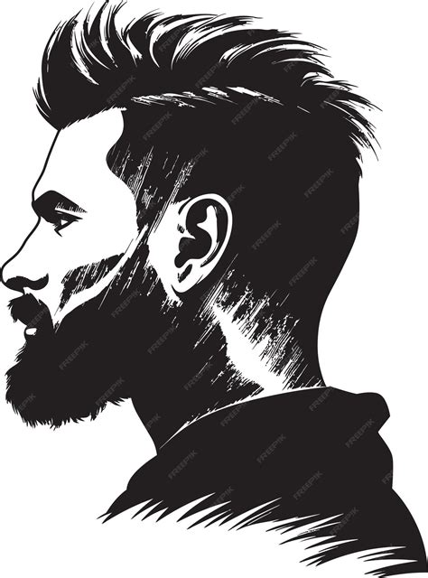 Premium Vector | Beard Wisdom Life Lessons Learned Through Facial Foliage