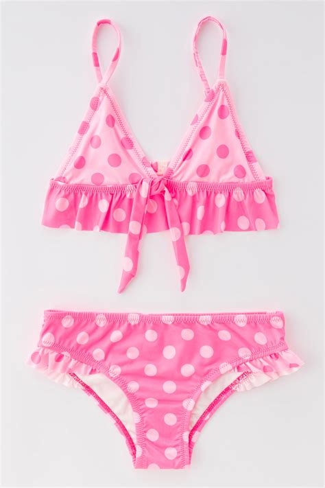 ROZ Feti e Candy Dots Üçgen Set Bikini Fetițe PLPOUESV IYLP