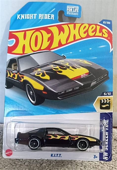 Hot Wheels Screen Time Knight Rider Kitt With Flames Nip Etsy
