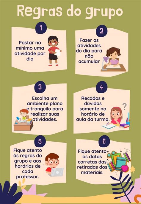 Regras De Grupo Para Copiar - Modelos de regras para grupos de whatsapp no ensino online e remoto