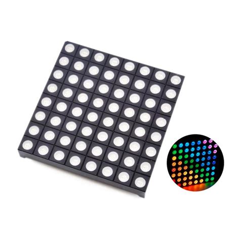 Светодиодная RGB LED матрица 8х8 (60x60мм) - купить в Москве с ...