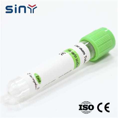 2ml Sodium Heparin Tube For Blood Collection Blood Collection Tube