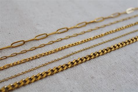 Gold Belly Chain Gold Figaro Waist Chain Waterproof Bikini Chain Gold Body Jewelry Dainty Chain