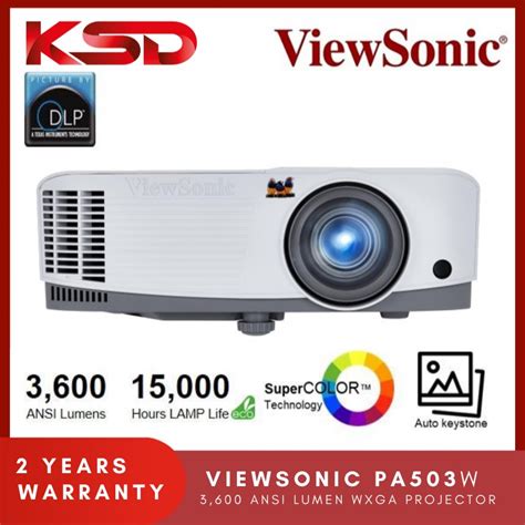 Viewsonic Pa W Ansi Lumen Wxga With Hdmi Business Education