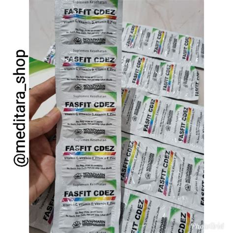 Jual Fasfit Cdez Strip Tablet Shopee Indonesia