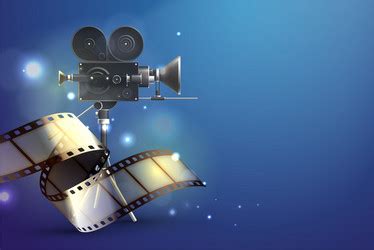 camera reel realistic composition royalty  vector image