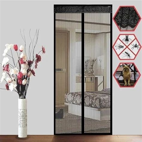 door mesh magnetic mosquito screen door net curtain  rs piece  pune