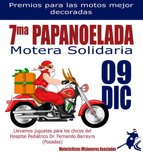 La Papanoelada Motera Vuelve Al Ruedo Con Su Movida Solidaria