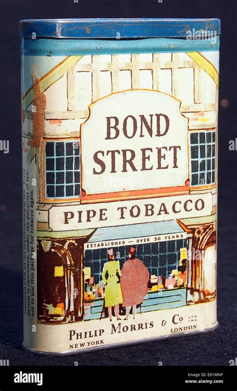 Bond Street Pipe Tobacco Tin Stock Photo Alamy