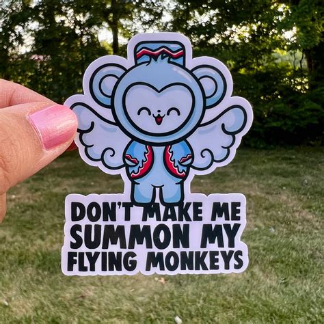 Flying Monkeys Sticker | Created Purpose Boutique