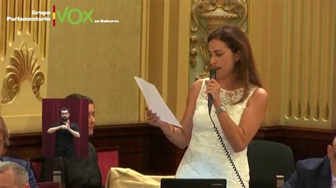 Idoia Ribas Diputada Del Parlamento De Las Islas Baleares Por Vox