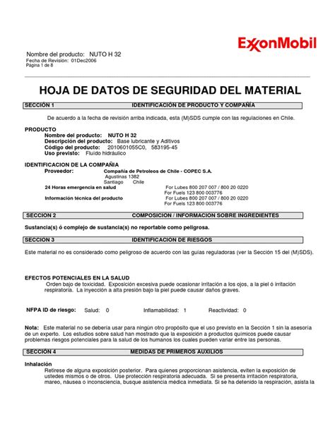 Nuto H 32 | PDF | Agua | Guante