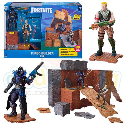 Brinquedos Do Fortnite - Brinquedo Playset Cenario Do Jogo Fortnite Com Bonecos Jonesy Raven ...