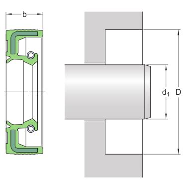 Retentor 210x240x15 HMSA 10 RG Vedação Extra SKF Cofermeta