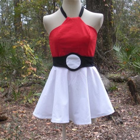 Pokeball Dress Pokemon Cosplay Costume Any By Bobbilynnprovan