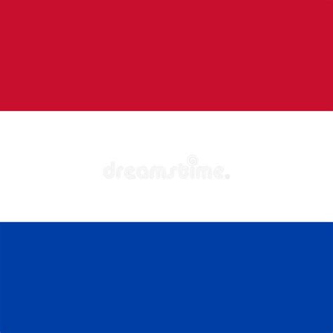 Flag Of The Netherlands Correct Rgb Colours Stock Vector