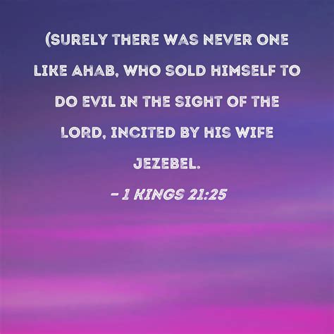 Jezebel And Ahab In The Bible