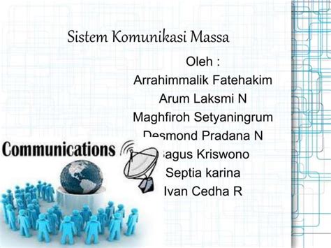 Sistem Komunikasi Massa Ppt