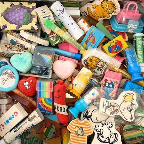 Collecting 1980s Erasers 80skidsuk