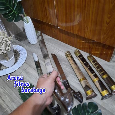 Jual Alat Peraga Silat Golok Silat Handle Kayu Logo Ipsi Shopee Indonesia